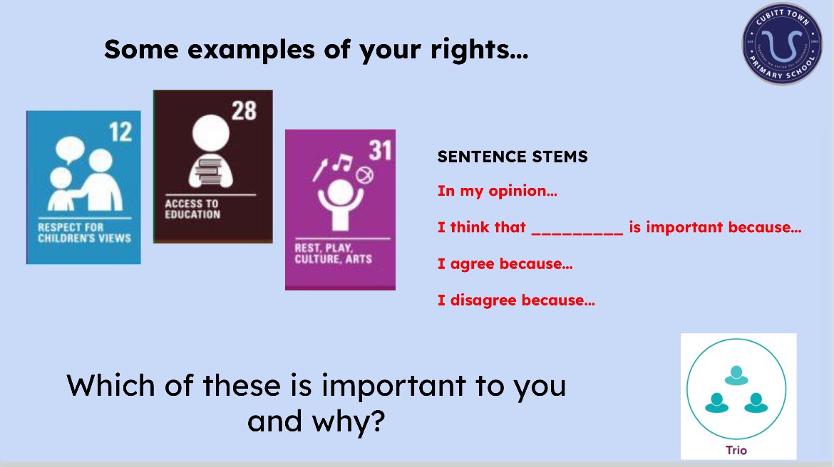 Cubitt Town Primary School (@cubitttownpri) on Twitter photo This week in oracy assemblies we are talking all about rights, as we continue our journey to become a <a href="/UN/">United Nations</a> Rights Respecting School. This week in oracy assemblies we are talking all about rights, as we continue our journey to become a <a href="/UN/">United Nations</a> Rights Respecting School.