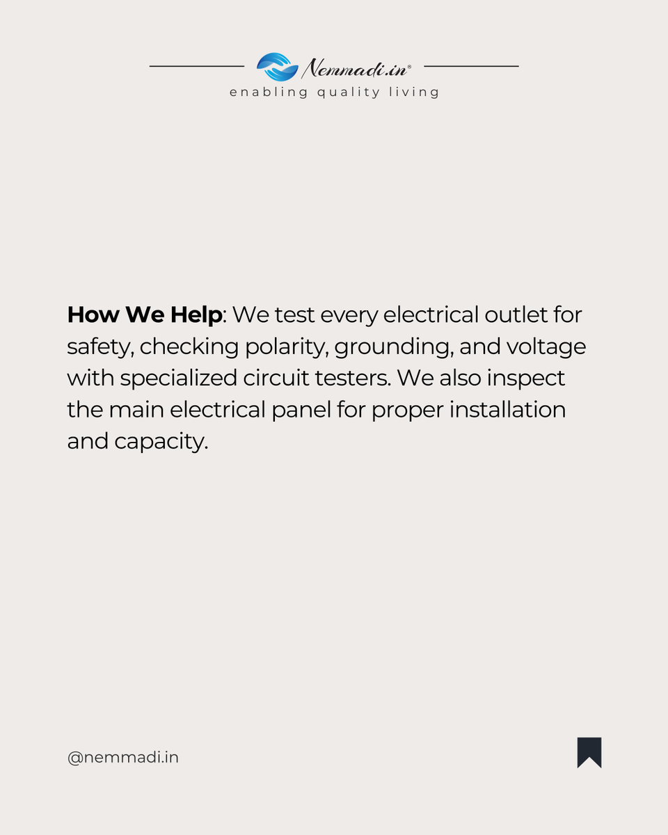 nemmadi_in's tweet photo. 🔌⚡ Don’t let faulty wiring turn your #newhome into a #shockhazard! We found dangerously reversed plug points in an #ElectronicCity #apartment that almost sparked a fire!
Read More: https://t.co/EgvSWqp0j0
#HomeSafety #ElectricalInspection #ThandelOnFeb7th #Bangalore https://t.co/S1BVMhj6pv