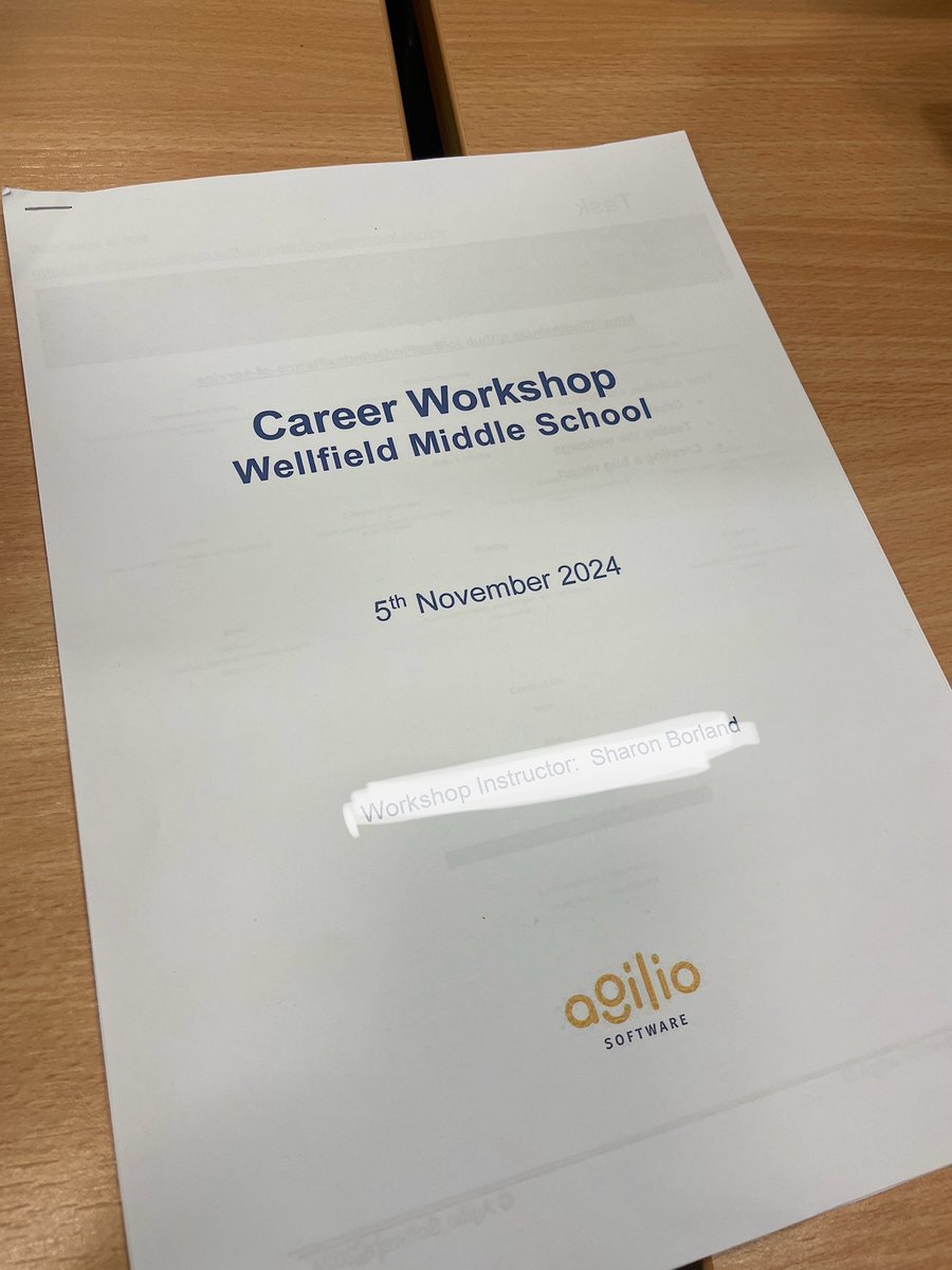 Angie Patterson (@ntlt_wow) on Twitter photo This morning <a href="/WellfieldMiddle/">Wellfield Middle School</a> the year 7s have been taking part in career workshops learning about physiotherapists and sports science, nutrition and software testing. Thank you to <a href="/NUSportEx/">NU Sport Ex & Rehab</a> <a href="/UniofNewcastle/">Newcastle University</a> <a href="/Agilio_Software/">Agilio Software</a> This morning <a href="/WellfieldMiddle/">Wellfield Middle School</a> the year 7s have been taking part in career workshops learning about physiotherapists and sports science, nutrition and software testing. Thank you to <a href="/NUSportEx/">NU Sport Ex & Rehab</a> <a href="/UniofNewcastle/">Newcastle University</a> <a href="/Agilio_Software/">Agilio Software</a>