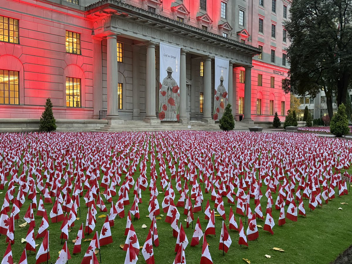 The Manulife building in Toronto this morning.

Lest we forget.
