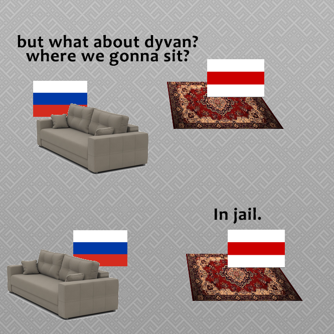 Slavic words for CARPET and SOFA. With unexpected finale.