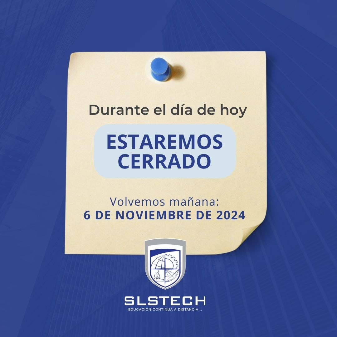 slstech's tweet image. Nuestra oficina estará cerrada por el día de hoy.
De surgir cualquier duda o problema puede escribirnos a:
servicio@slstechpr.com

#slstech #educacioncontinua