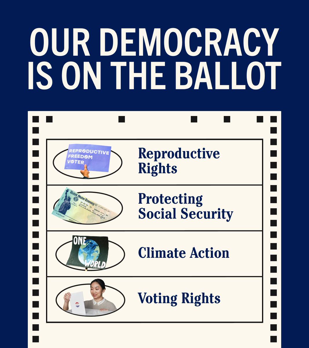 TheDemocrats's tweet photo. Our democracy is on the ballot. Get out and vote today: https://t.co/ZKn8fJEh9z. https://t.co/H92TmV2GyY