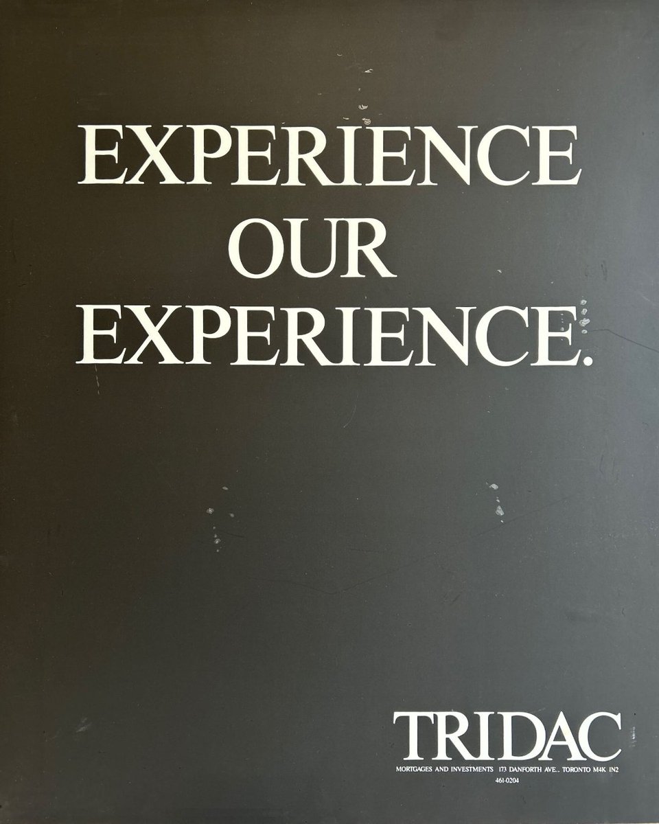Found some relics from ‘97 while cleaning the office: 3 mockups of Tridac marketing my dad created—no area code on the phone number! Back then, it took weeks to make just 3 flyers. Now, a single AI prompt can create endless content in seconds. Wonder where we’ll be in 25 yrs!