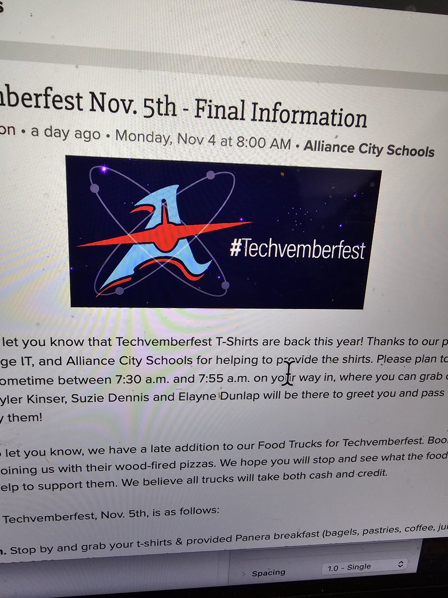 #Techvemberfest  I'm ready.