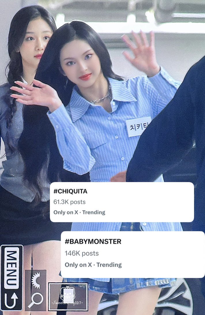 Canny_Focus's tweet photo. Chiquita rise at 61.3K posts trending topic today here at X app  after releasing  their DRIP PERFORMANCE VIDEO🔥

📢Keep dropping the tags cheetas &amp; cherries,let's hit 100K posts🔥👇🏻

#BaemonDRIPPerformance
#CHIQUITA #BABYMONSTER
@YGBABYMONSTER_ @ygMonstiez https://t.co/3UV8EtylMU