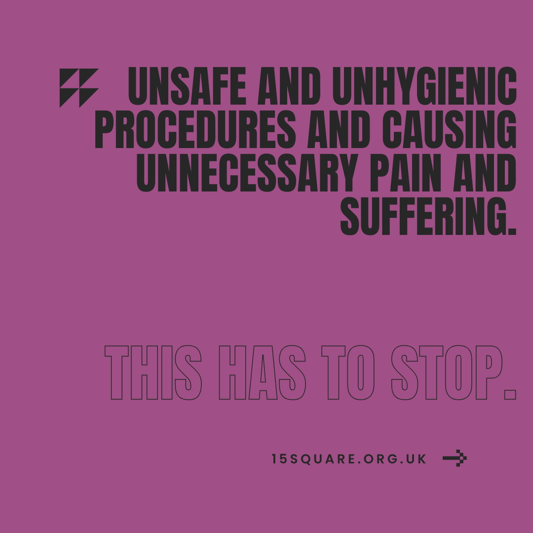 15__Square's tweet photo. Unregulated procedures mean anyone can perform non-therapeutic circumcisions on children, even without medical qualifications. This lack of oversight puts vulnerable young lives at risk every day. We are fighting for stronger protections and regulation. https://t.co/uECdMHYT2m https://t.co/FQIiZcYI9O