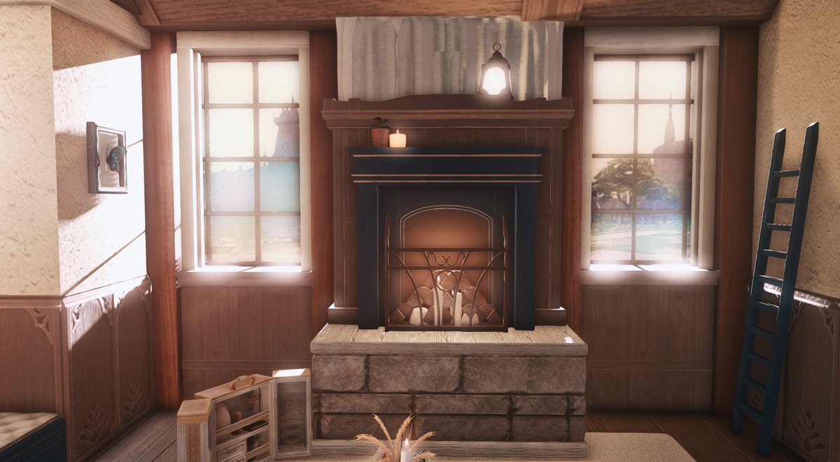 _Dawn_housing's tweet image. [ S size ] 

🪟☕️ 로맨틱 중세 저택
🗝 중세 저택, 벽난로, 채광

#FF14Housing #FF14ハウジング #FFXIV #HousingEden #hgxiv #하우징커미션