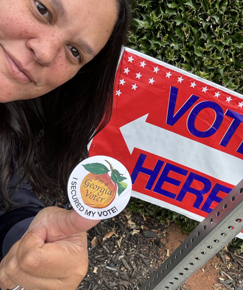 Finally! It. Is. Election. Day. Let’s gooooooo!!!!! I exercised my right to vote. You can too! #Democracy #VotingRights