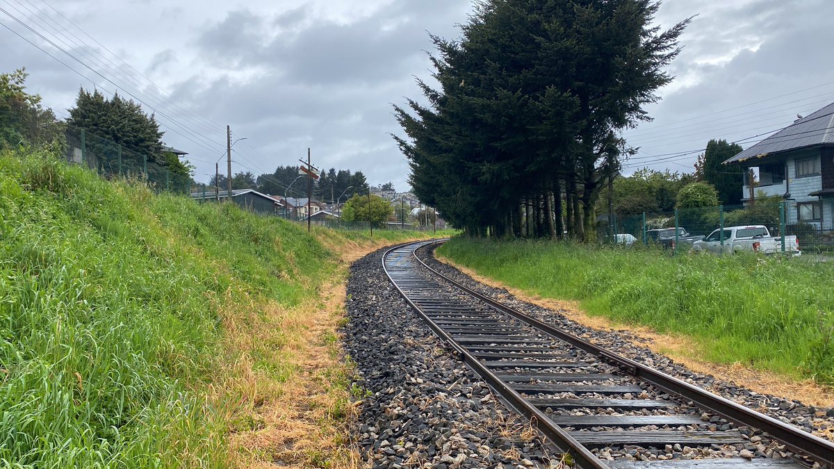 Usando herbicidas en borde de línea del tren en ciudad de #puertovaras.   Con la lluvia estas moléculas orgánicas toxicas llegan al lago.   Un poco de sentido común #lake #efe #tren #pest #pollution <a href="/EFEnoticias/">EFE Noticias</a> <a href="/EFE_Rancagua/">Tren Rancagua - Estación Central</a> <a href="/elijevivirsano/">Elige Vivir Sano</a> <a href="/EFEValparaiso/">Tren Limache-Puerto</a> <a href="/MMAChile/">Ministerio del Medio Ambiente</a>