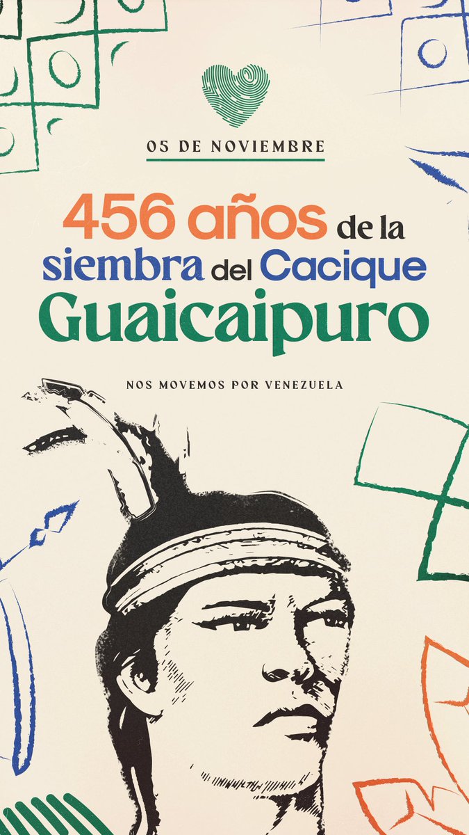 Unidos por nuestra historia, unidos por nuestra tierra. 456 años después, seguimos honrando el legado de Guaicaipuro. Un cacique que nos enseñó a luchar por lo que creemos. Hoy, celebramos sus raíces y reafirmamos nuestra identidad. ¡Viva Guaicaipuro! 🏹🇻🇪