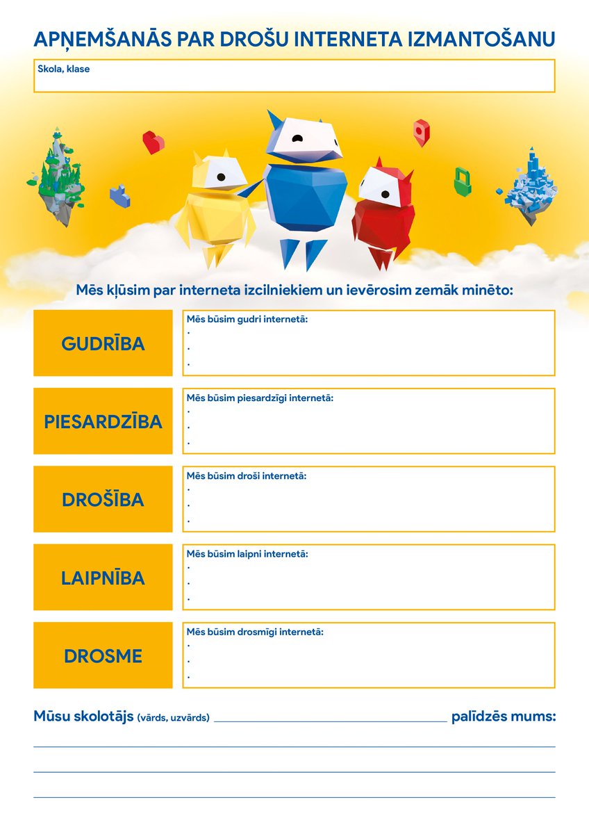 🚀Aicinām 1.-6. KLAŠU SKOLĒNUS uz lielo INTERLANDES e-sporta MARATONU!🎮🌐🔒 Šī ir lieliska iespēja ne tikai spēlēt, bet arī pārbaudīt savas zināšanas un uzlabot interneta drošības prasmes. 📌Vairāk uzzini 🔗drossinternets.lv/lv/posts/view/…
 
#InterlandeMaratons #EsiInternetaIzcilnieks