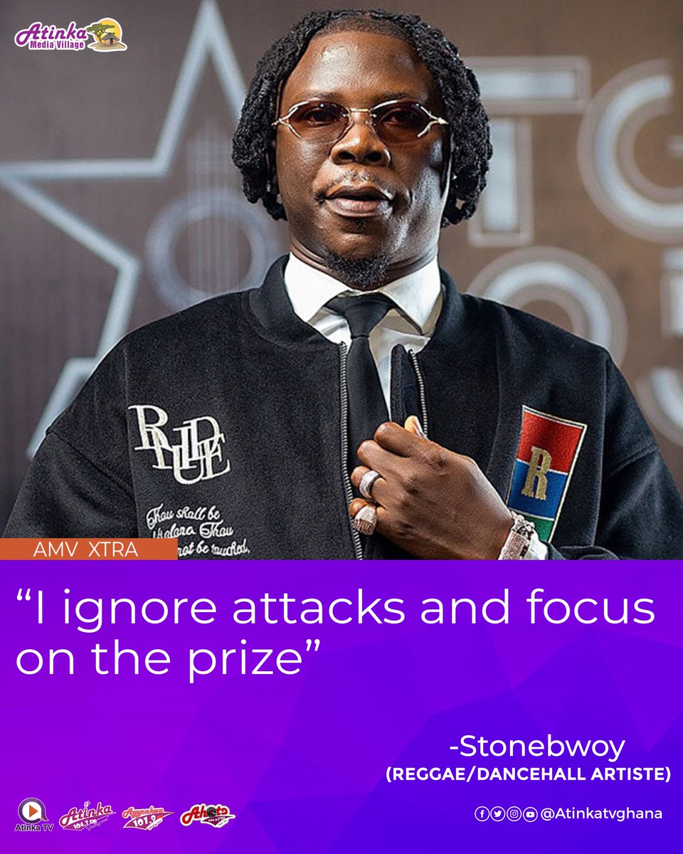 atinkatvgh's tweet photo. I ignore attacks and focus on the prize β Stonebwoy
#AtinkaMediaVillage #AMVxtra
Equatorial Guinea #USElection2024 Jackie Appiah Equatorial Diddy Baltasar Engonga Labadi Beach Hotel Shatta Wale Akosua Over 400 Blacko https://t.co/I2031WfdGF