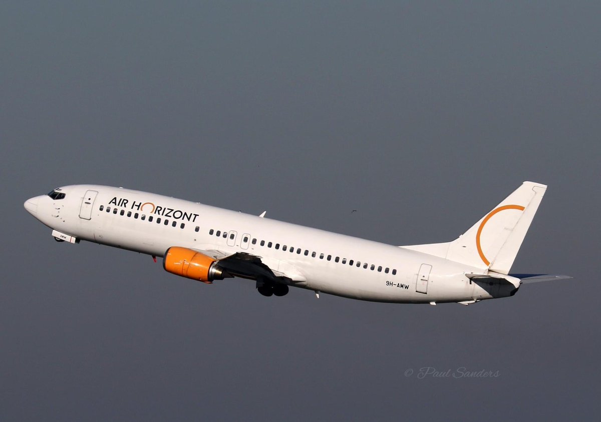n194at's tweet photo. Air Horizont  
Boeing 737-4Q8 9H-AMW
BRU/EBBR Brussels Airport
October 24, 2024
Photo credit Paul Sanders 
#AvGeek #Airline #Aviation #AvGeeks #Boeing #B737 #AirHorizont #BRU #Brussels @BrusselsAirport https://t.co/HFNCylinrf