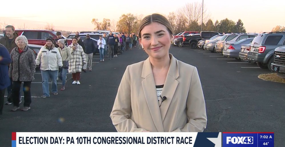 .<a href="/SedonaMeadows/">Sedona Meadows</a> and Tyler Poglitsch are seeing some early lines at polling locations in Dauphin and York counties as they opened at 7 A.M.  We'll have more on the national and local races all morning on <a href="/fox43/">WPMT FOX43</a>. fox43.com/article/news/p…
