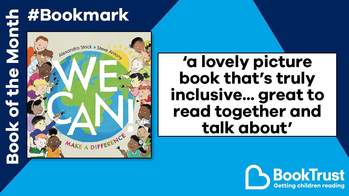 MrSteveAntony's tweet image. ‘We Can!’ is Book Trust’s ‘Book of the Month’! Thank you, @Booktrust! 

@Stricolo @OtterBarryBooks