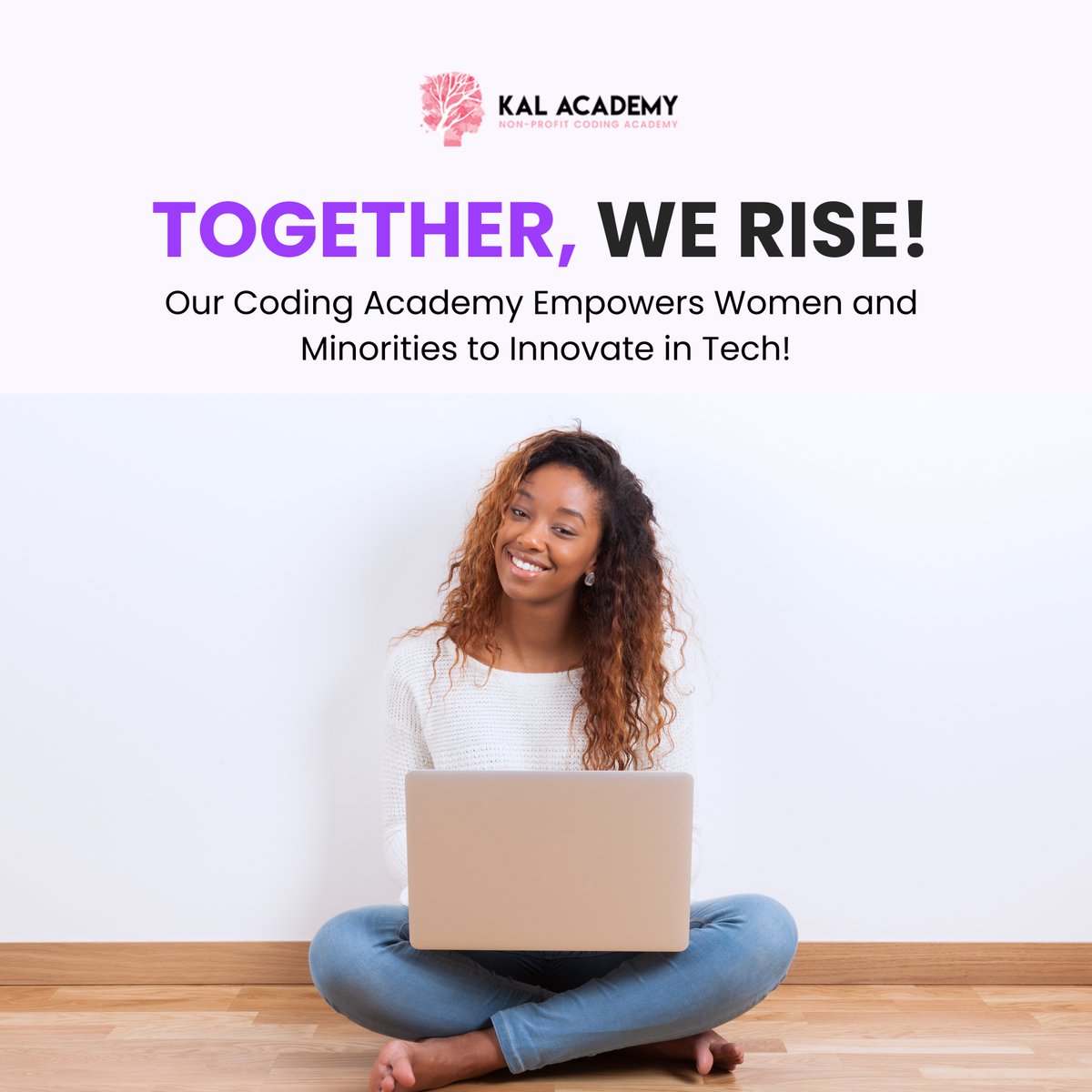 KalAcademy's tweet photo. Our Coding Academy is more than just a place to learn; it’s a supportive community where women and minorities can thrive.

🌐:  https://t.co/Bsc82b8DnP

#futureofwork #learntocode #techinnovation #kalacademy #techcommunity #skillsdevelopment #codingacademy #techdiversity https://t.co/3PCUX5G9jr