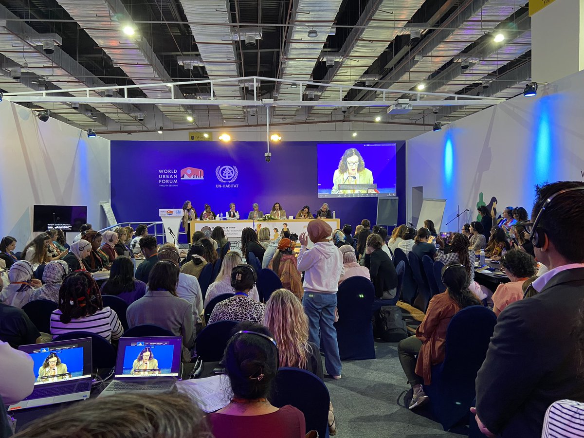 Lorena Zárate Soneyra 🌈 (@lorena_zarate_) on Twitter photo Now at #WUF12 Amazing panel sharing #FeministUrbanism insights, examples and proposals for building #CaringCities&Territories <a href="/Right2CityGP/">#RightToTheCity Global Platform</a> <a href="/CiscsaCba/">CISCSA / Ciudades Feministas</a> <a href="/uclg_women/">UCLG Women</a> <a href="/uclg_org/">United Cities</a> <a href="/habitat_intl/">Habitat International Coalition - HIC</a> #HabitatVillage 😍💜💪🏽🎉 Now at #WUF12 Amazing panel sharing #FeministUrbanism insights, examples and proposals for building #CaringCities&Territories <a href="/Right2CityGP/">#RightToTheCity Global Platform</a> <a href="/CiscsaCba/">CISCSA / Ciudades Feministas</a> <a href="/uclg_women/">UCLG Women</a> <a href="/uclg_org/">United Cities</a> <a href="/habitat_intl/">Habitat International Coalition - HIC</a> #HabitatVillage 😍💜💪🏽🎉