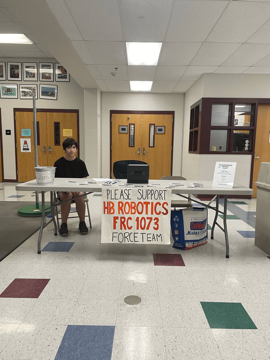 Good morning on election day! We're setup at both Hollis and Brookline today. Our tables are selling our May the 4th raffle tickets as we do every year. Please stop in to say hi, and be sure to vote!

#omgrobots #morethanrobots #FIRSTNH #frc1073 #hollisbrookline #frc1073raffle