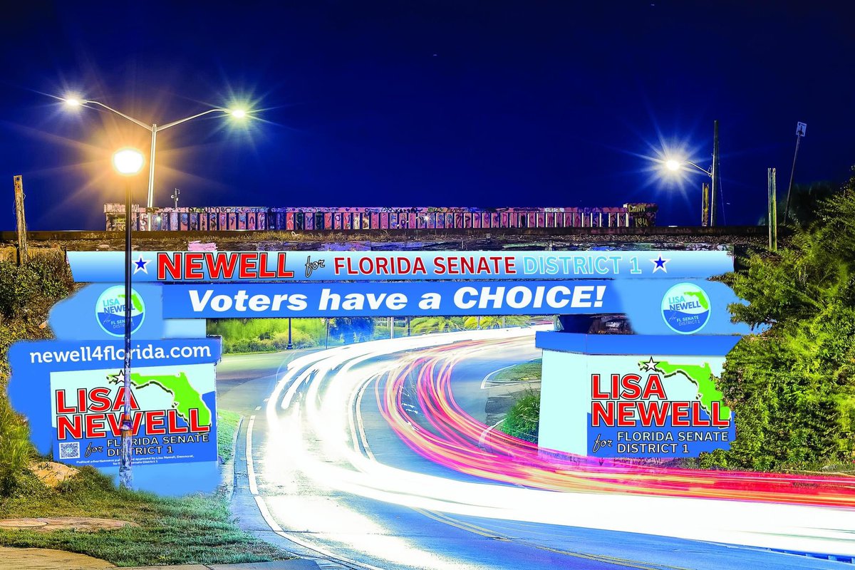 Newell4Senate's tweet photo. Vote Lisa Newell for Florida Senate D1. Thank you! #democrat #dumpthe Gaetzes https://t.co/j4uP5qSOY4