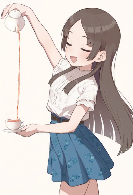 紅茶を注ぐ千奈ちゃん
倉本千奈 #学マス 