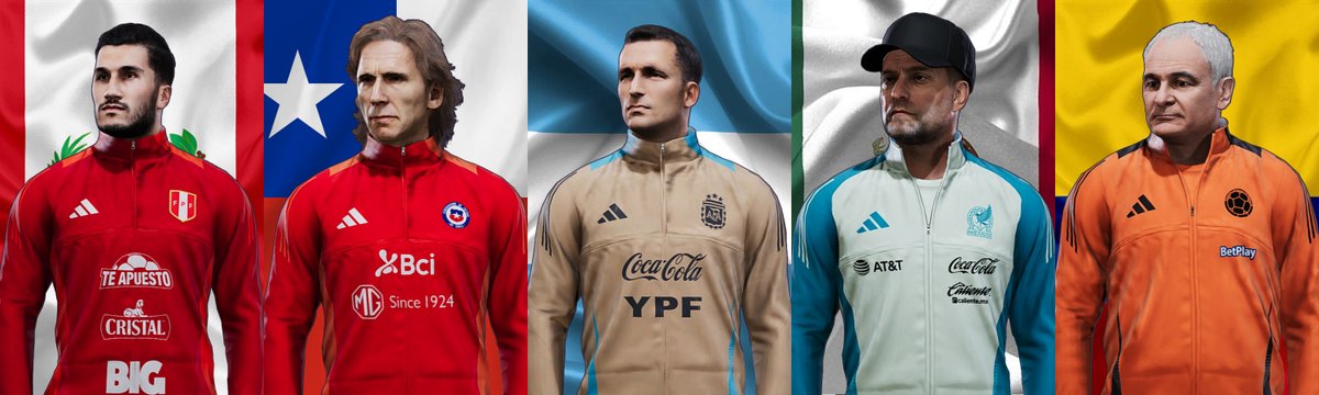 PeSoccerWorld's tweet image. 🎮 Descubre cómo añadir las equipaciones de entrenamiento oficiales de Adidas para Argentina, Chile, Colombia, México y Perú en #eFootballPES2021 con el mod de Okaranza 🇦🇷🇨🇱🇨🇴🇲🇽🇵🇪. ¡Instalación fácil y directa para llevar a tu equipo al siguiente nivel! ⚽✨
#PESMods #Gaming