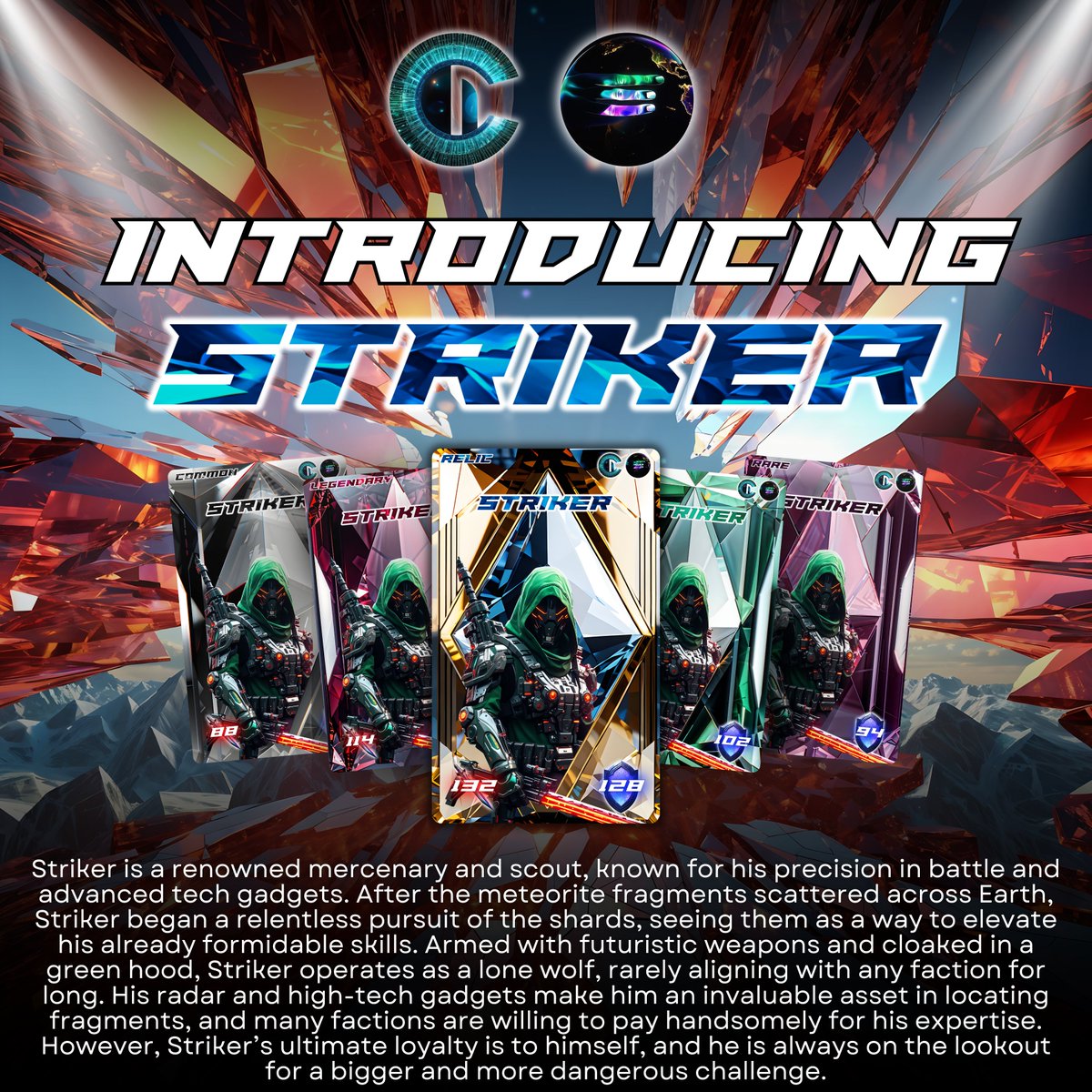 IncryptNFT's tweet image. NFT SHOWCASE #22

Name: Striker 
Faction: Human