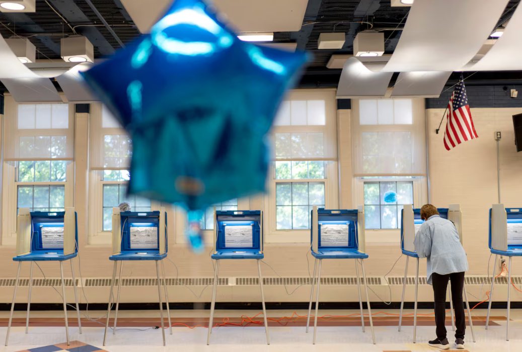 GreggAmore1's tweet photo. Please take a moment to thank a poll worker today! They work long hours for very little compensation- they are serving their communities and the nation in a truly patriotic way. https://t.co/JAzU9fkH6O