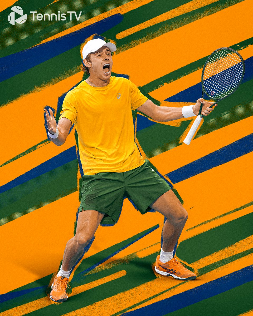 TennisTV's tweet photo. Aussie Aussie Aussie Oi Oi Oi! 🇦🇺

@alexdeminaur qualifies for the #NittoATPFinals for the FIRST time in his career 👏 https://t.co/5FjFhWEuzM