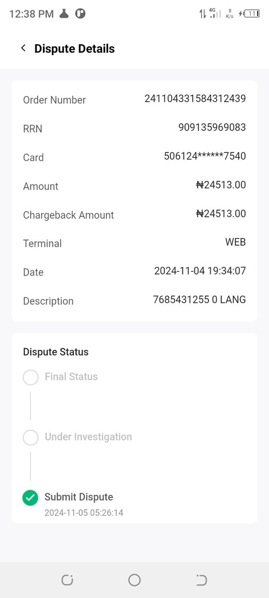 theashgram's tweet photo. It's been over 9hrs after submitting the dispute. They money was debited from me but was never credited to my merchant using the web payment @OPay_NG please kindly reach out to me I don't know what to do I'm worried how can my money just go please reverse my money back https://t.co/mhUH7gbuFs