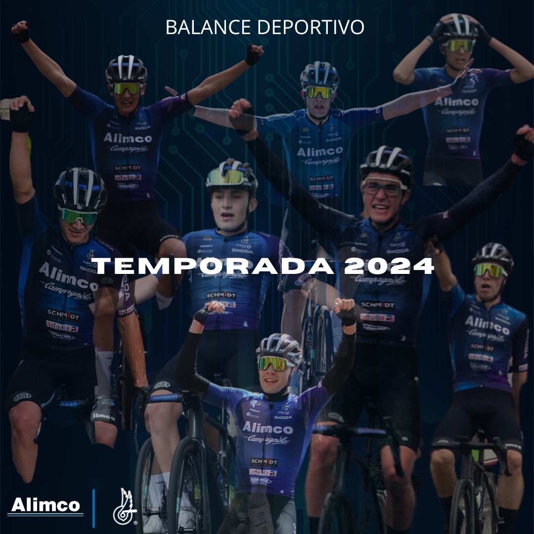 🔙2024 ha sido un año increíble para #AlimcoCampagnolo. Más allá de los resultados, lo que realmente nos llena de orgullo es el camino recorrido. Cada pedalada ha sido una oportunidad de aprender, mejorar y crecer como equipo y como proyecto. 💪🚴‍♂️ #Crecimiento #TrabajoEnEquipo