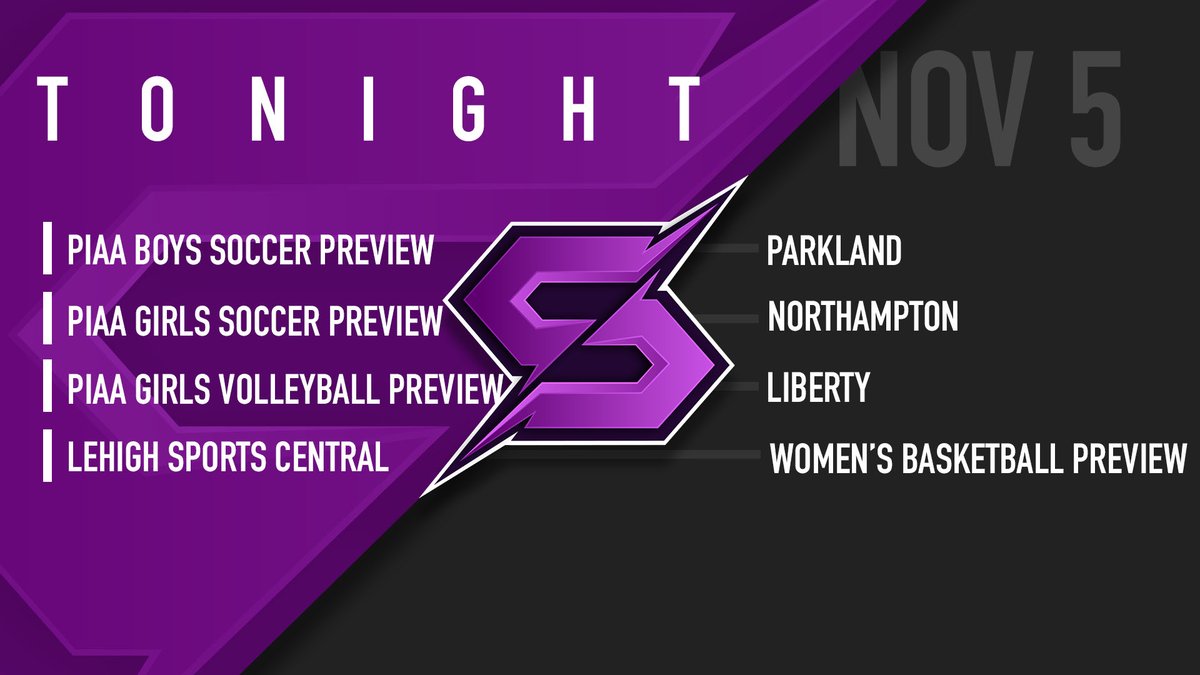 Tune in for Sports Scene at 5:30 &amp; 9 PM on SEN2📺

We're getting you ready for <a href="/PIAASports/">PIAA</a> action with a few previews &amp; <a href="/LehighSports/">Lehigh Sports</a> Central

Don't miss it!
SENetwork.tv

<a href="/sectv/">Service Electric Cable TV & Communications</a> <a href="/Parkland_Soccer/">Parkland Boys Soccer</a> <a href="/KKidsGirlsSocc1/">Northampton HS Girls Soccer ⚽️</a> <a href="/LibGirlsVball/">Liberty Volleyball</a> <a href="/ParklandAthlet1/">Parkland Athletics</a> <a href="/KonkreteKids/">Northampton Athletics</a> <a href="/LehighWBB/">Lehigh Women's Basketball</a>