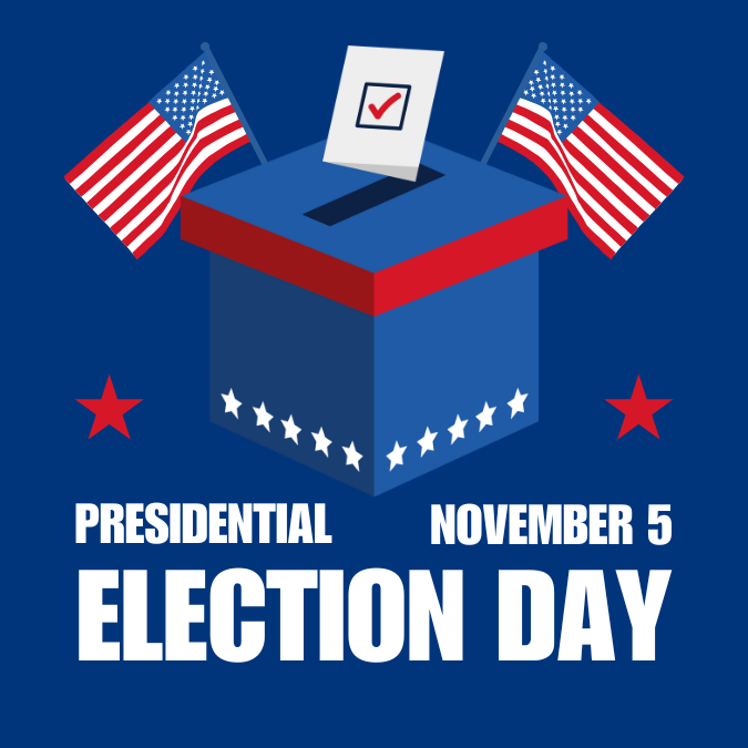 Today is the day! Polls are open till 7PM✨

Remember, your vote is your voice!🗳️