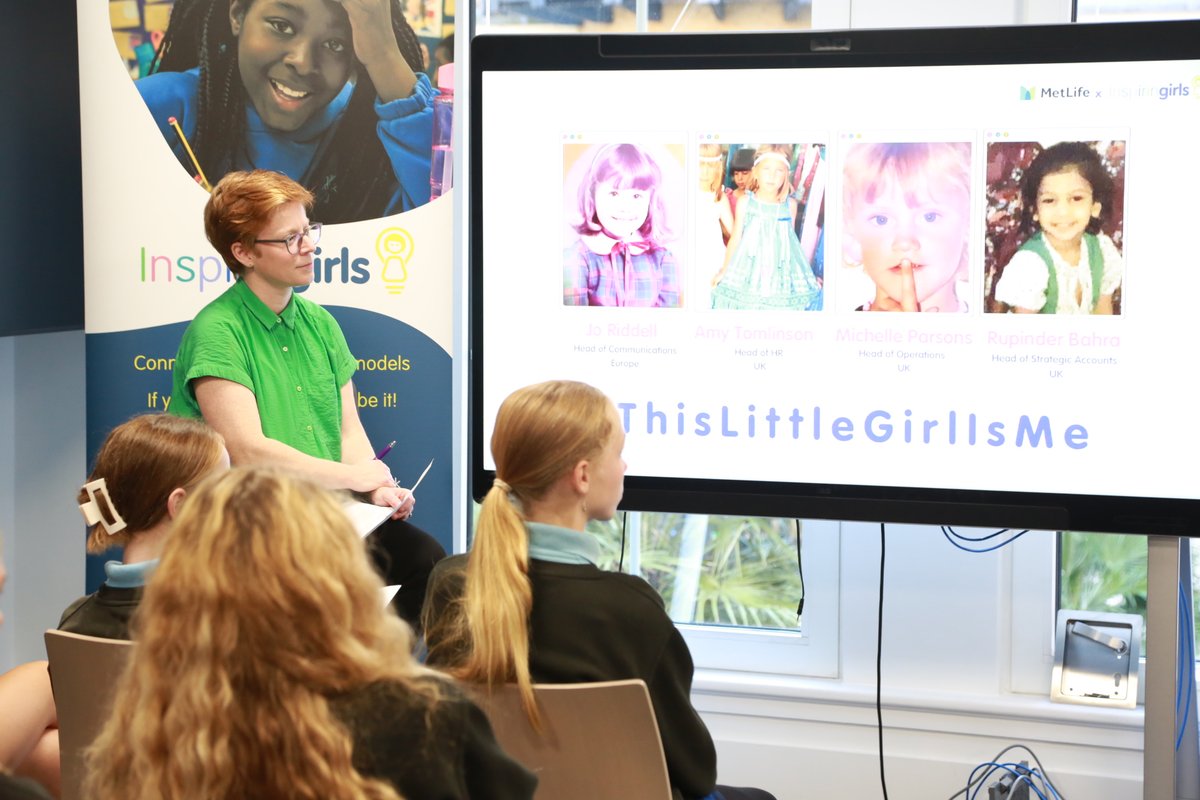 Inspiring Girls x <a href="/MetLife/">MetLife</a>: Patcham School Girls!🌟
As part of our partnership with MetLife Foundation, we held an incredible event at the MetLife office in Brighton. We welcomed 23 Year 9 girls from Patcham High School for a day filled with inspiration, learning &amp; empowerment.🙌