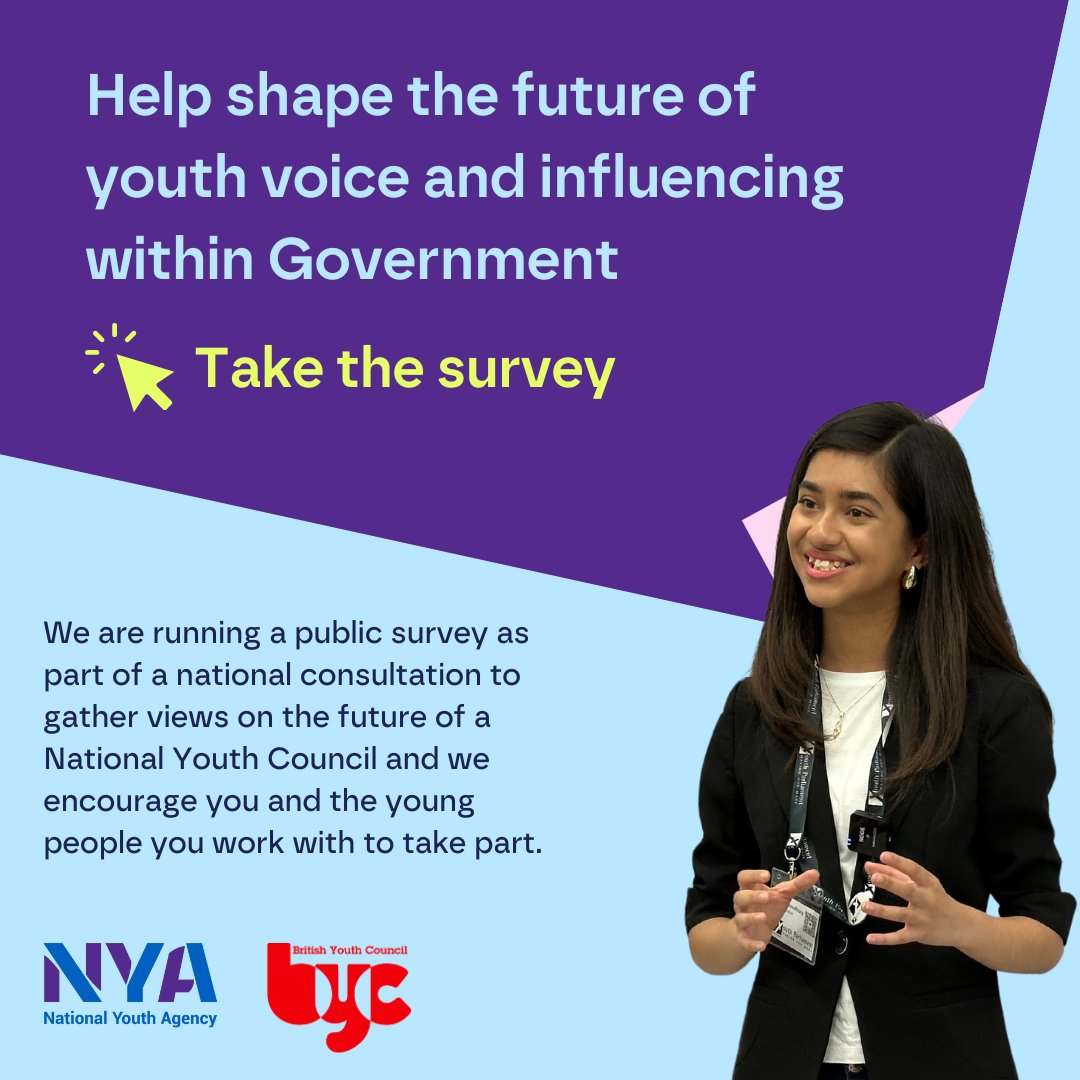 The British Youth Council (BYC) ran the National Youth Council for the UK until its closure in March 2024. NYA is now working to restore the institution to become an independent, young people-led charity.

We’ve designed a comprehensive consultation exercise to gather the views