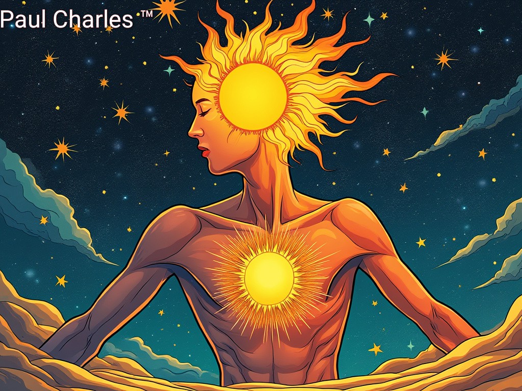 LongBeardPro's tweet photo. @The4thWayYT Grok interpreted:
"It's me. it's us. it's humanity, stripped, this is our true nakedness. we are painted with stars and consumed by the cosmos only to come back again brighter than before. my heart is the sun and my soul is the void"
#naked #void #humanity #sun #soul #funimage https://t.co/9Ker9S9aLt