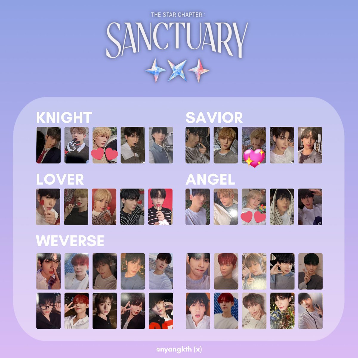 vvv_yujing's tweet photo. txt 交換 トレカ sanctuary

譲 画像1枚目
求 画像2枚目 💖>💕

お気軽にお声がけください🙇‍♂️ https://t.co/R2eXaGdqjW