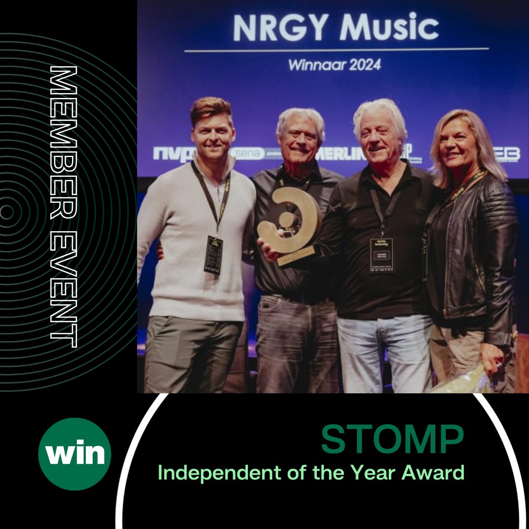👏 Congrats from the global community! Last week, <a href="/Stichtingomp/">STOMP</a> 🇳🇱 awarded <a href="/NRGY_Music/">NRGY Music</a> for their pioneering contribution to Dutch folk music and <a href="/soaverecords/">Soave</a> for their rise in the electronic sector. Two great examples of the diversity of indie music!
ℹ️ stichtingomp.nl/stomp-independ…