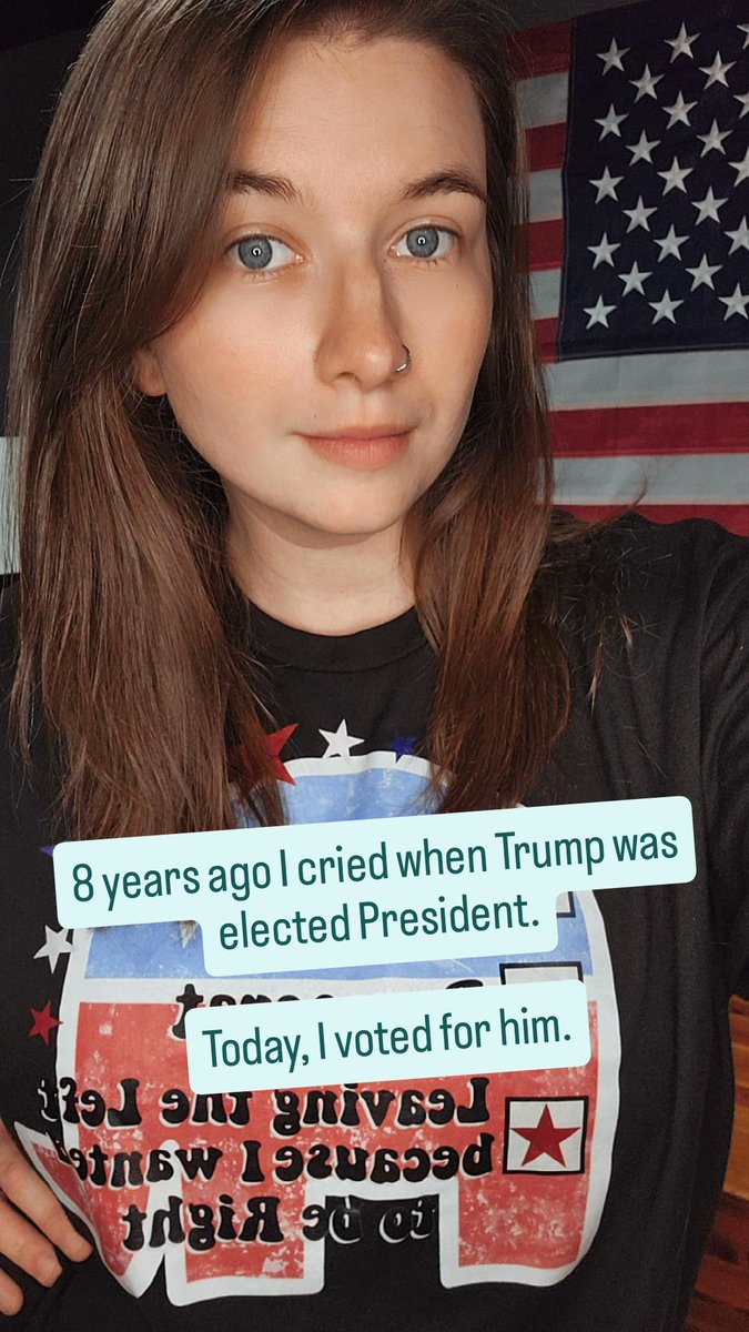 Eight years ago, I thought Trump would destroy the country. 

Today I voted for him.