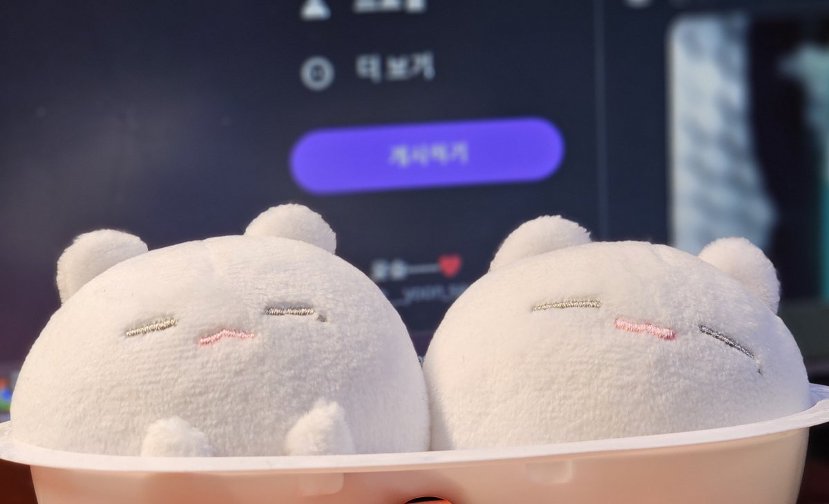 뾰얗찰떡아이스.....냠🍡