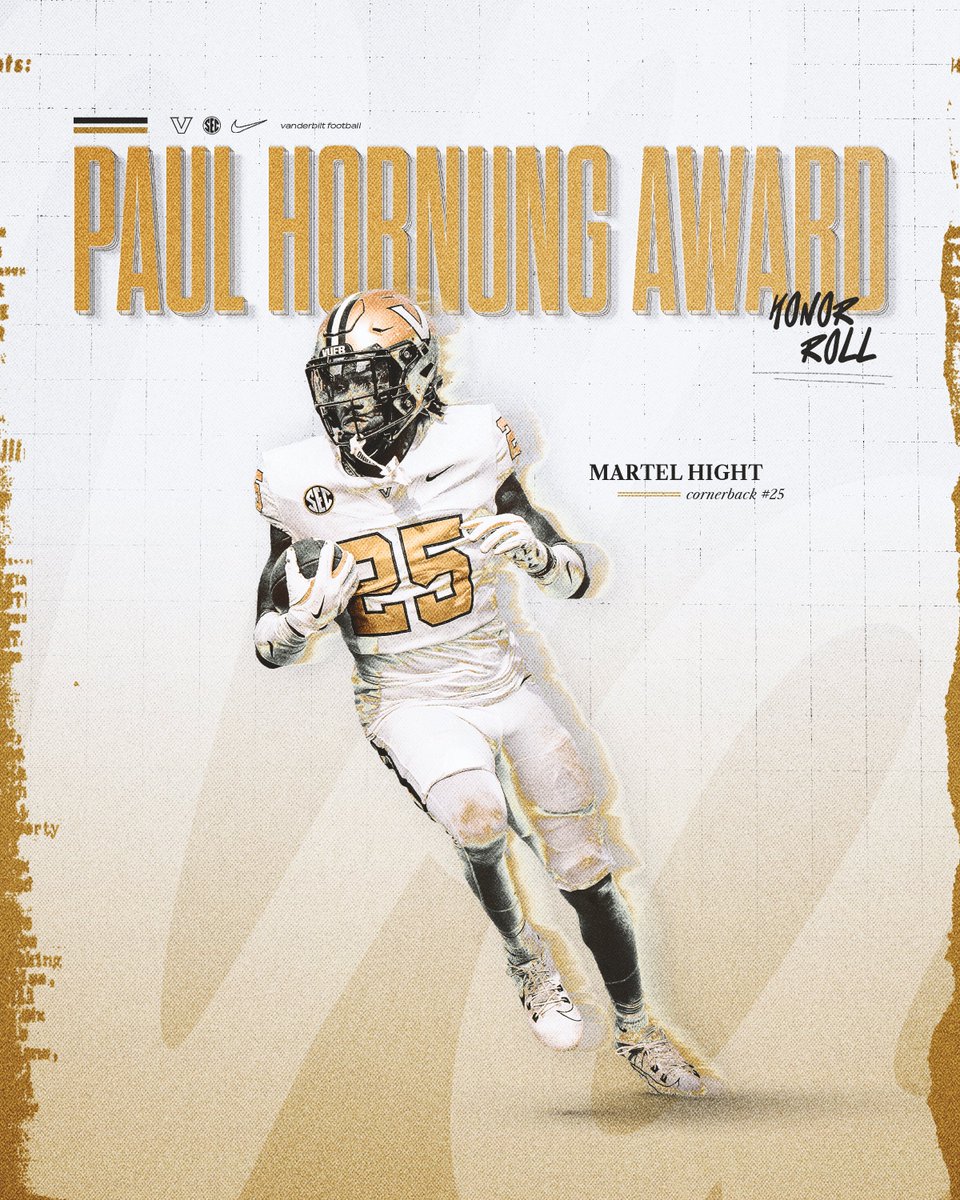 Paul Hornung Award Honor Roll

⚓️ Martel Hight