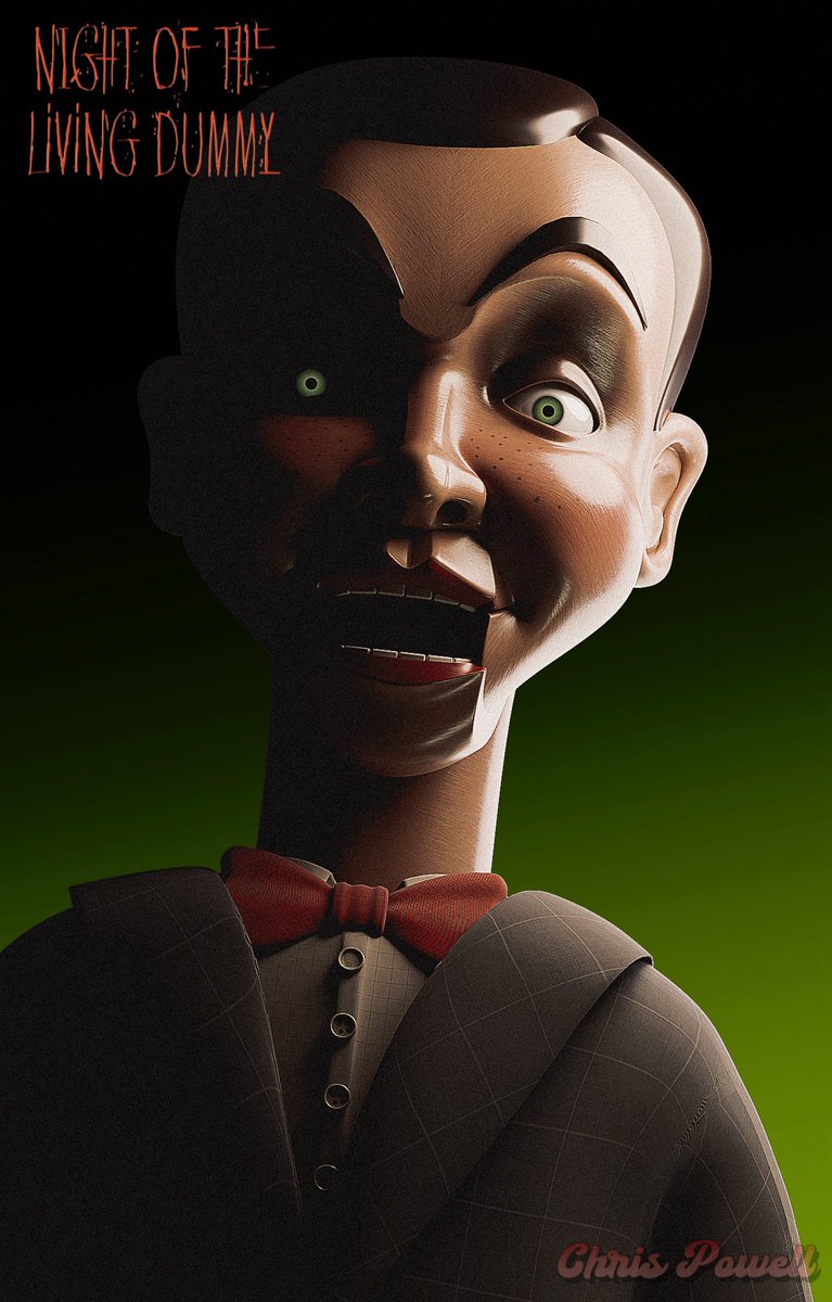 chrispowelljr's tweet image. Finished my Slappy The Dummy Model!

#blender #b3d #blendermodeling #3dartwork #3dmodeling #cgiart #CGI #GOOSEBUMPS #3dart