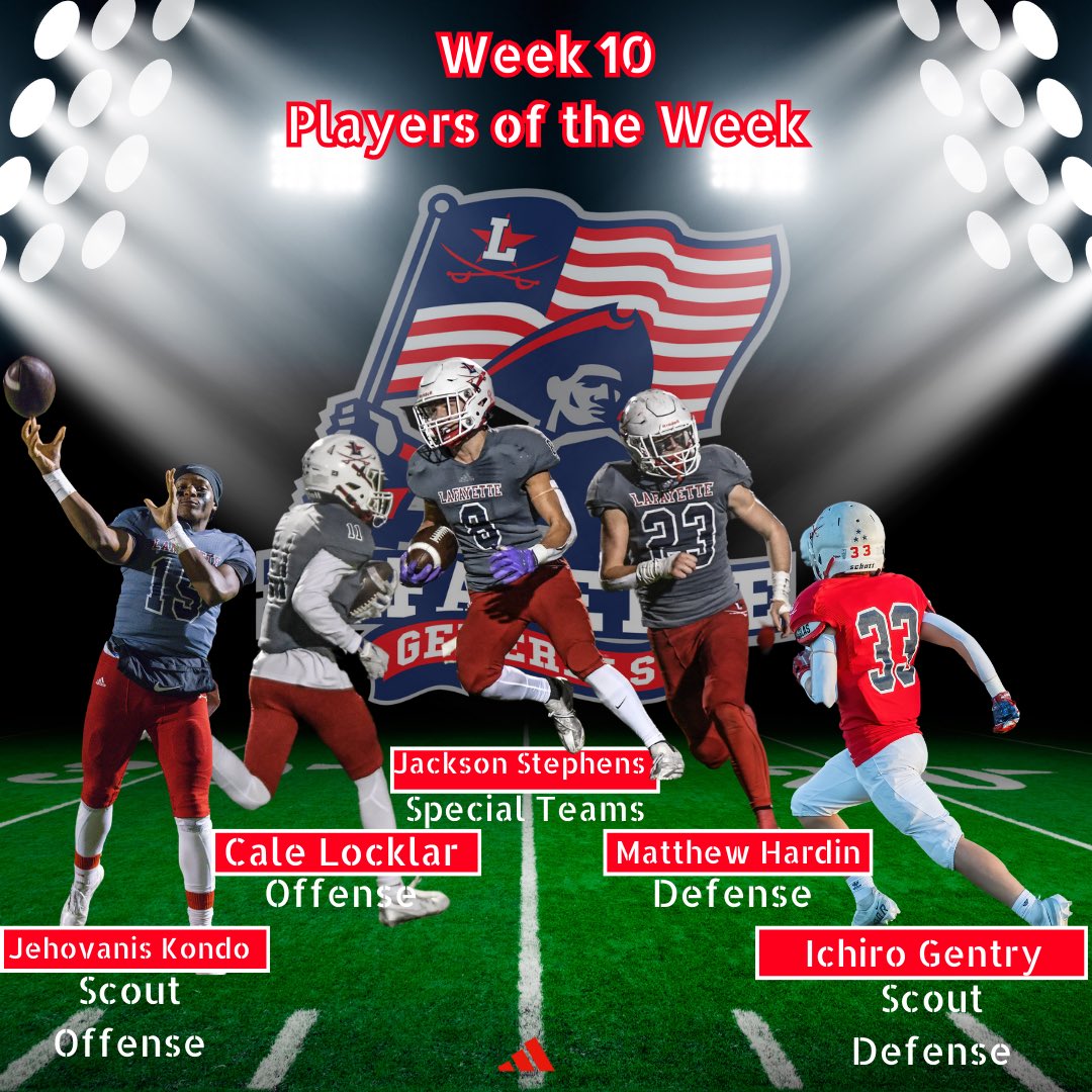 We wrapped up the regular season with another W!! Here are your Players of the Week vs. East Jessamine!