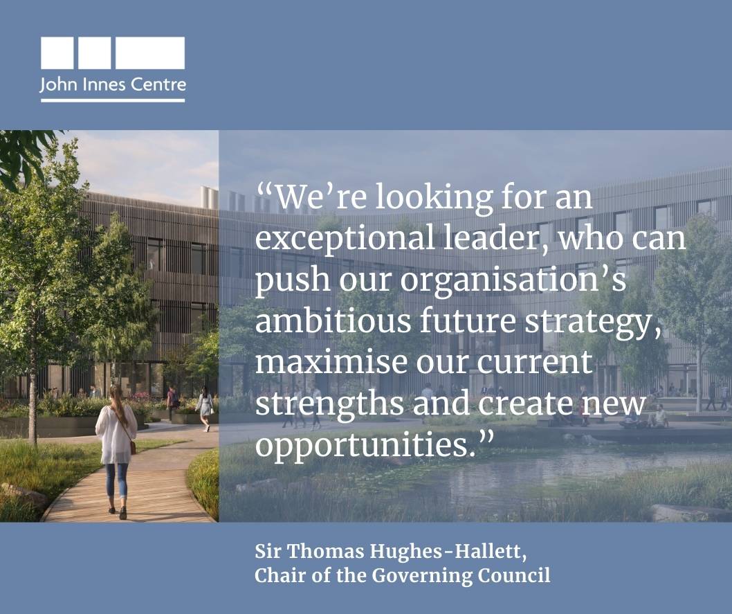 John Innes Centre (@johninnescentre) on Twitter photo VACANCY - We're recruiting a Director to lead our world-renowned, independent, international centre of excellence in plant science, genetics and microbiology.
Please share and apply: okt.to/kURnfW
Closing date - 22 November 2024
<a href="/NorwichResearch/">Norwich Research Park</a> VACANCY - We're recruiting a Director to lead our world-renowned, independent, international centre of excellence in plant science, genetics and microbiology.
Please share and apply: okt.to/kURnfW
Closing date - 22 November 2024
<a href="/NorwichResearch/">Norwich Research Park</a>