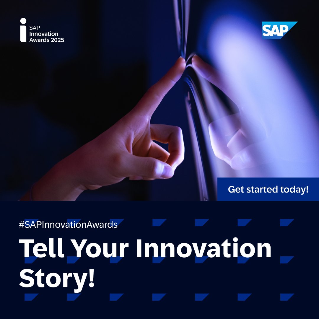 Are you ready for the SAP Innovation Awards? Well, it’s time! Begin your submission process on the How to Enter page on the SAP Innovation Awards website! imsap.co/6016ScBXy