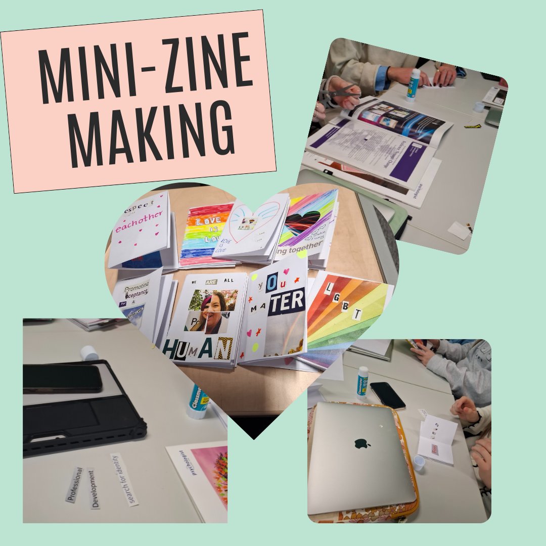 Year 3 UG Primary made mini zine poems this week as an experiential learning activity to celebrate the LGBT+ community in schools