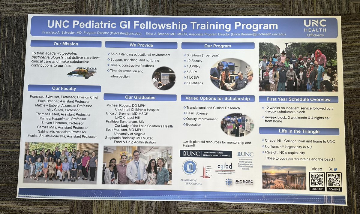 UNC Pediatric Gastroenterology Fellowship (@unc_pedsgi) on Twitter photo We’ve got our poster printed and we’re eagerly awaiting the <a href="/NASPGHAN/">NASPGHAN</a> Teaching & Tomorrow reception on Friday! Hope to see some of you in Hollywood, Fl! ☀️ <a href="/Bonesandscopes/">Francisco Sylvester</a> <a href="/EJBrenner_MD/">Erica Brenner MD, MSCR</a> #Naspghan2024 We’ve got our poster printed and we’re eagerly awaiting the <a href="/NASPGHAN/">NASPGHAN</a> Teaching & Tomorrow reception on Friday! Hope to see some of you in Hollywood, Fl! ☀️ <a href="/Bonesandscopes/">Francisco Sylvester</a> <a href="/EJBrenner_MD/">Erica Brenner MD, MSCR</a> #Naspghan2024