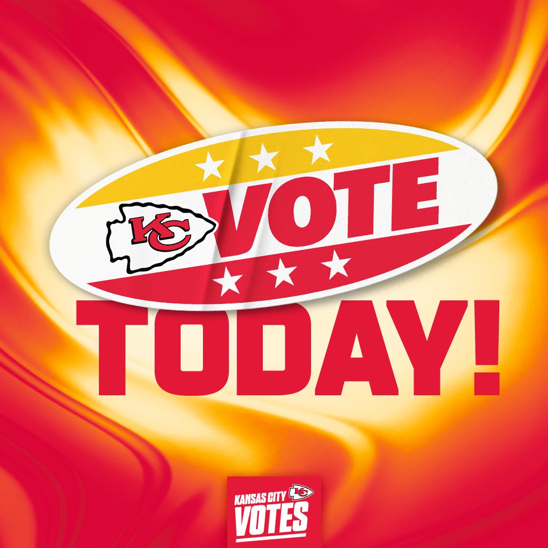 It's time to get in the game, Chiefs Kingdom. Election Day has arrived, so  get out and vote!