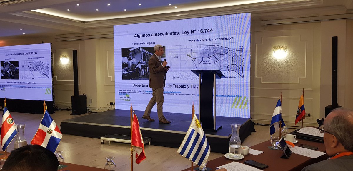 conaset's tweet image. #AgendaMTT | Luis Alberto Stuven, Gerente de Seguridad Vial de la Mutual de Seguridad, expone en el @Programa_OISEVI sobre los siniestros de trayecto, sus desafíos y avances en esta materia para resguardar la integridad de las y los trabajadores en las vías. #MovámonosSeguros