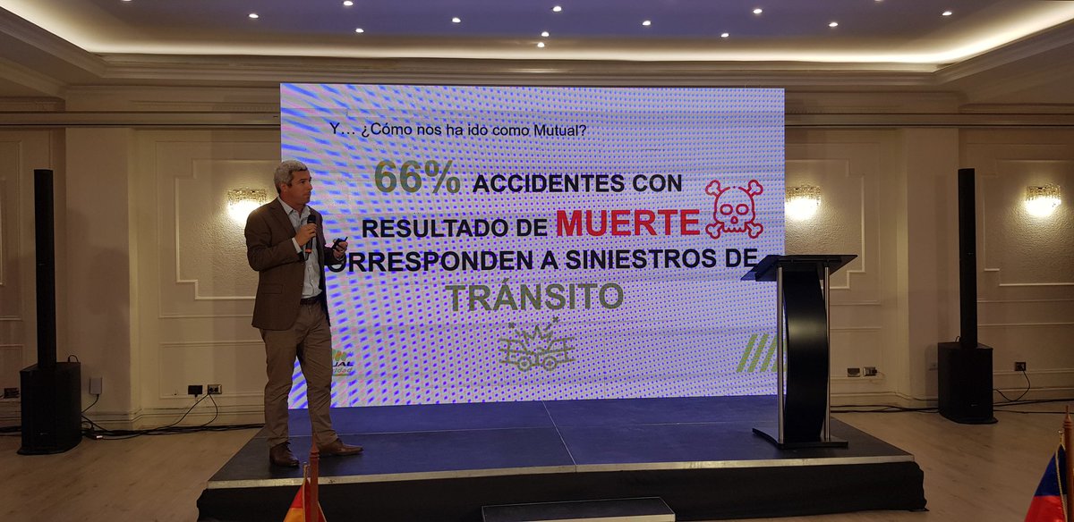 conaset's tweet image. #AgendaMTT | Luis Alberto Stuven, Gerente de Seguridad Vial de la Mutual de Seguridad, expone en el @Programa_OISEVI sobre los siniestros de trayecto, sus desafíos y avances en esta materia para resguardar la integridad de las y los trabajadores en las vías. #MovámonosSeguros